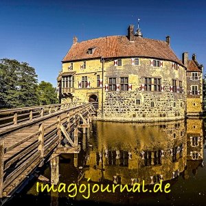 Burg Vischering im Abendlicht